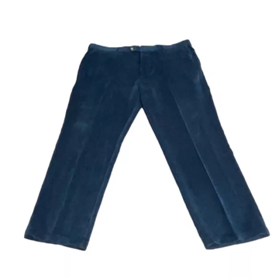 Superb Peter Millar Nanoluxe Big & Tall Velvet Corduroy Pants Sz 44x32